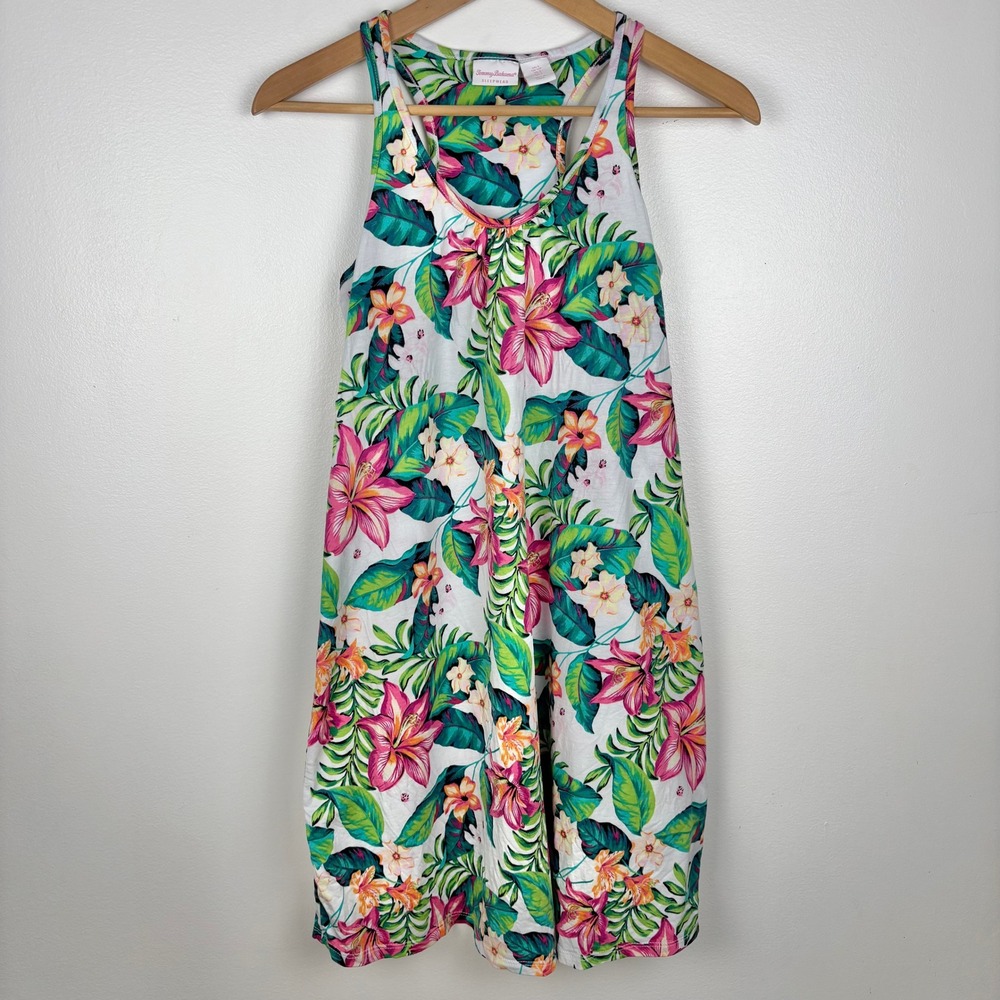 Tommy Bahama Sleepwear Womens Tank Nightgown Size Small Floral Tropical‎ Cruise
